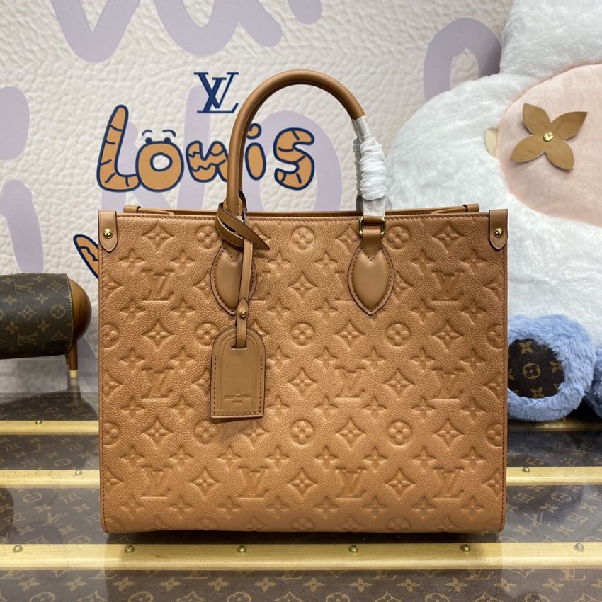 Replica Louis Vuitton OnTheGo Brown - premium 1:1 fake handbag model