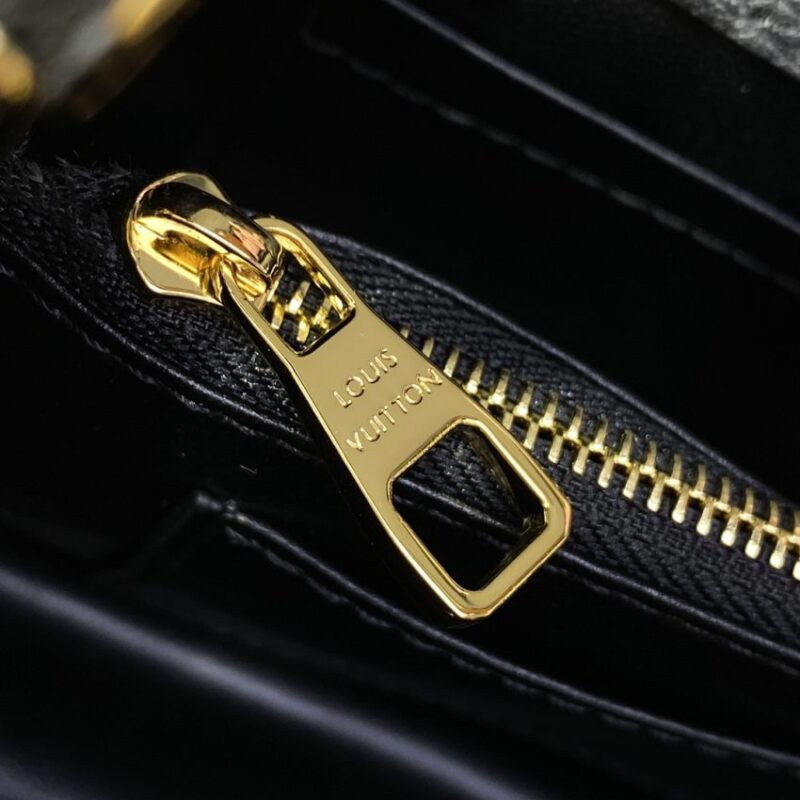 Replica Loius Vuitton Capucines East West Black - realistic designer-inspired fake bag