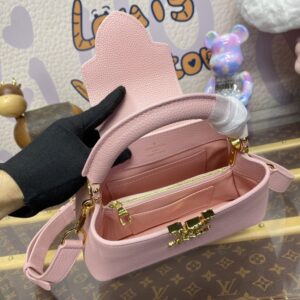 Replica Loius Vuitton Capucines East West Pink - top-rated replica designer bag