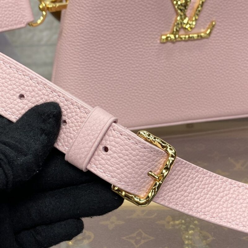 Replica Loius Vuitton Capucines East West Pink - authentic-look luxury purse replica