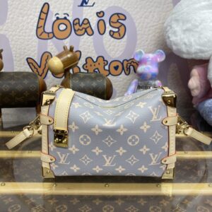 Replica Louis Vuitton Side Trunk Canvas Beige - high-accuracy replica luxury purse