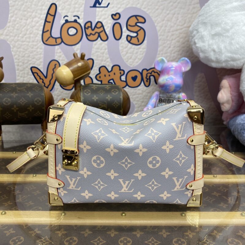 Replica Louis Vuitton Side Trunk Canvas Beige - high-accuracy replica luxury purse