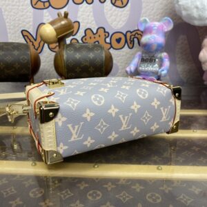 Replica Louis Vuitton Side Trunk Canvas Beige - best quality luxury bag dupe