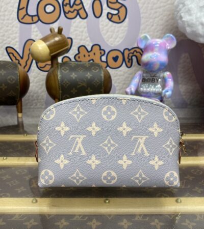 Replica Louis Vuitton Pochette Cosmétique Grey - authentic-look luxury purse replica