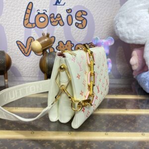Replica Louis Vuitton Coussin White Orange - best-selling designer handbag dupe