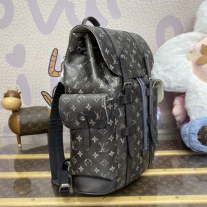 Replica Louis Vuitton Christopher Backpack Grey - best quality luxury bag dupe