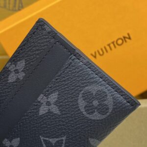 Replica Louis Vuitton Card Holder Black - 1:1 designer replica handbag