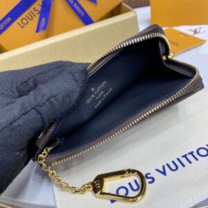 Replica Louis Vuitton Card Holder Recto Verso Brown - high-end fake designer purse