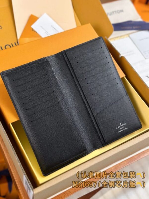 Replica Louis Vuitton Brazza Wallet Black - near-authentic luxury replica handbag