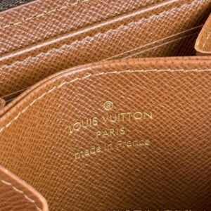 Replica Louis Vuitton Zipper Coin Purse Brown - realistic designer-inspired fake bag
