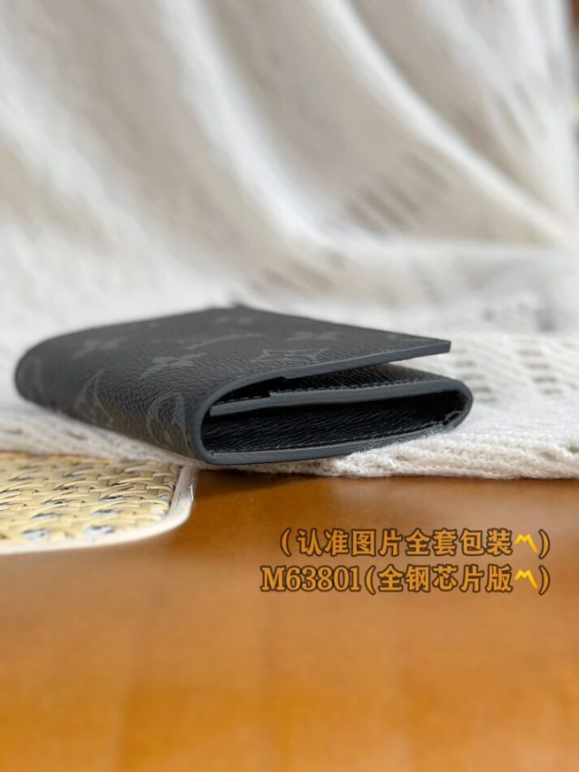 Replica Louis Vuitton Envelope Card Holder Black - authentic-look luxury purse replica