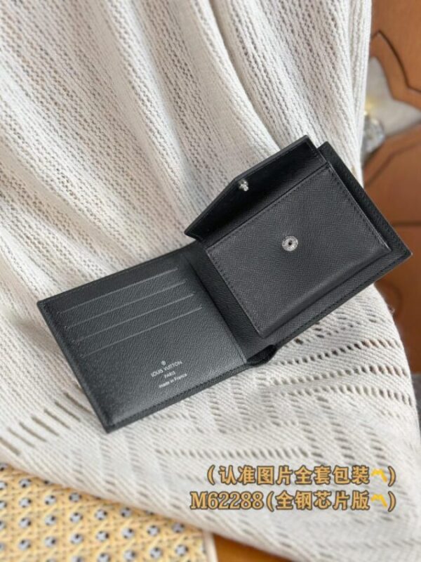 Replica Louis Vuitton Marco Wallet Black - elite superclone designer purse