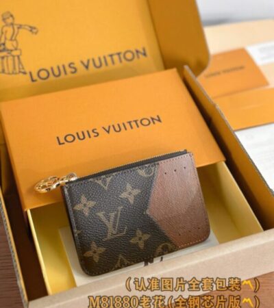 Replica Louis Vuitton Romy Card Holder Brown - top-rated replica designer bag