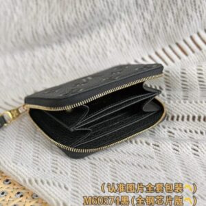 Replica Louis Vuitton Zipper Coin Purse Black - best-selling designer handbag dupe