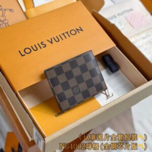 Replica Louis Vuitton Slender Wallet Brown Grid - ultra-realistic fake designer tote