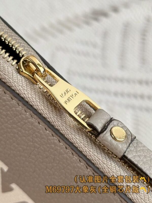 Replica Louis Vuitton Zipper Coin Purse Beige - authentic-look luxury purse replica