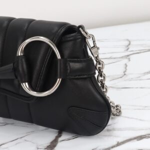 Replica Gucci Horsebit Chain Shoulder Bag Black - top-rated replica designer bag