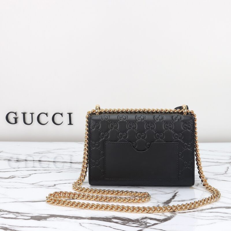 Replica Gucci Padlock's Small Lock Black - high-accuracy replica luxury purse
