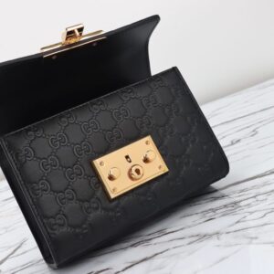 Replica Gucci Padlock's Small Lock Black - best-selling designer handbag dupe