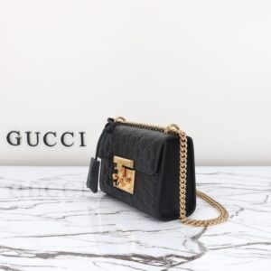 Replica Gucci Padlock's Small Lock Black - 1:1 designer replica handbag