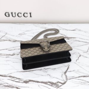 Replica Gucci Dionysus Supreme Black - high-accuracy replica luxury purse