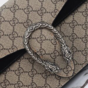 Replica Gucci Dionysus Supreme Black - authentic-look luxury purse replica