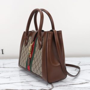Replica Gucci G Jackie 1961 Brown - top-tier luxury replica shoulder bag