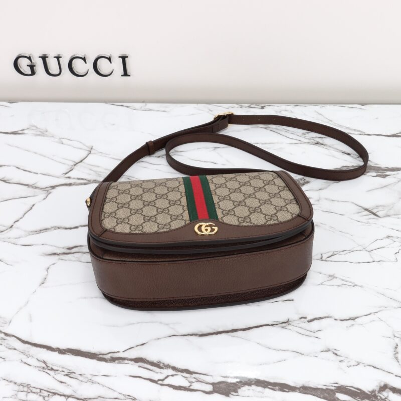 Replica Gucci Ophidia GG Shoulder Bag Brown - high-accuracy replica luxury purse
