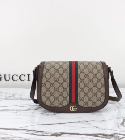 Replica Gucci Ophidia GG Shoulder Bag Brown - best-selling designer handbag dupe