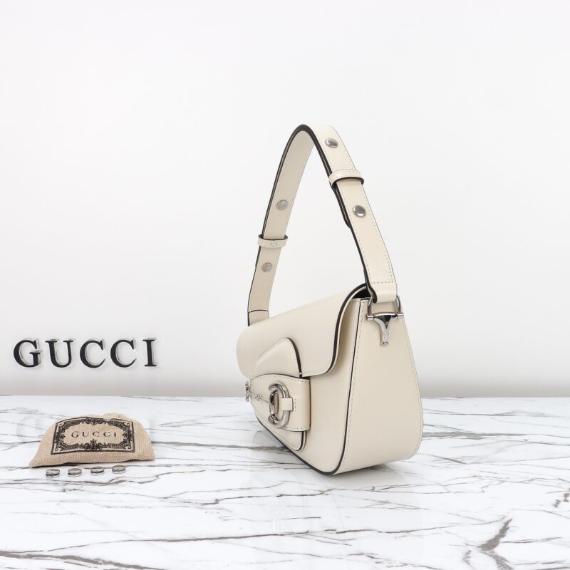 Replica Gucci Horsbet Tribute White - top-tier luxury replica shoulder bag
