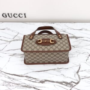Replica Gucci Horsebit 1955 Top Handle Supreme - authentic-look luxury purse replica