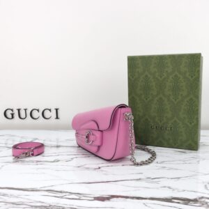 Replica Gucci Horsbet Tribute Pink - high-quality designer bag clone
