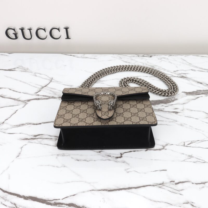 Replica Gucci Dionysus Supreme Black - near-authentic luxury replica handbag