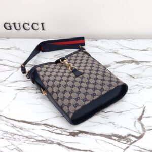 Replica Gucci Medium Bucket Blue - premium 1:1 fake handbag model