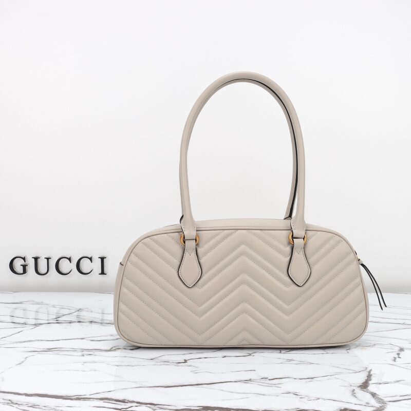 Replica Gucci Marmont Small Top Handle White - near-authentic luxury replica handbag