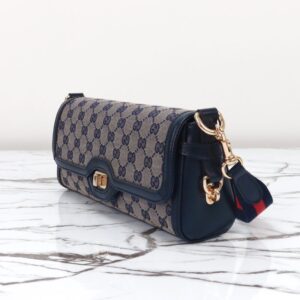 Replica Gucci Luce Shoulder Bag in Black - realistic designer-inspired fake bag