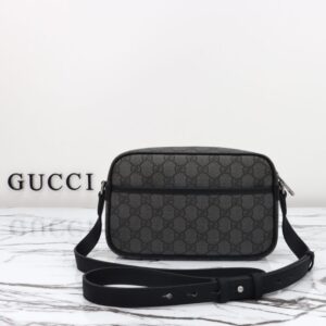 Replica Gucci GG Mini Shoulder Bag Grey 2024 - premium 1:1 fake handbag model