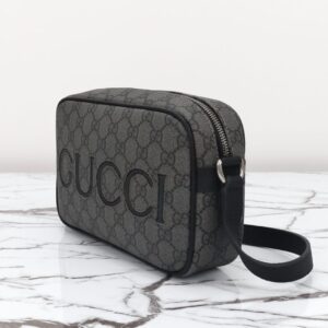 Replica Gucci GG Mini Shoulder Bag Grey 2024 - high-accuracy replica luxury purse