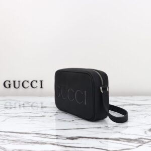 Replica Gucci GG Mini Shoulder Bag Black 2024 - authentic-look luxury purse replica