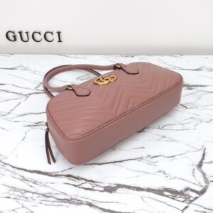 Replica Gucci Marmont Small Top Handle Pink - best quality luxury bag dupe