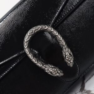 Replica Gucci Dionysus Small Shoulder Bag Patent Black - best-selling designer handbag dupe