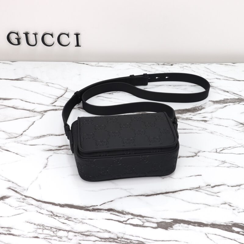 Replica Gucci Mini Cross Body Full Black - premium 1:1 fake handbag model