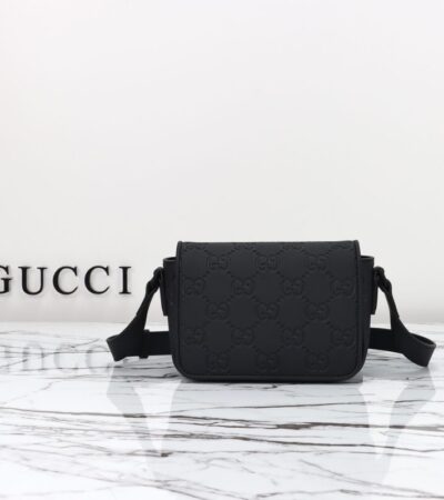Replica Gucci Mini Cross Body Full Black - premium 1:1 fake handbag model