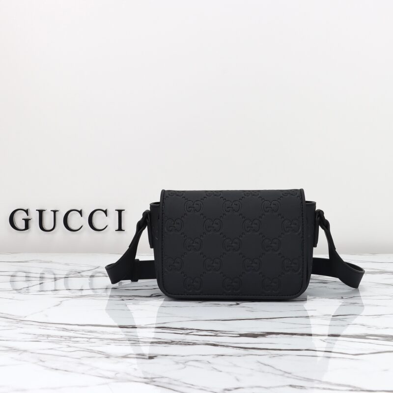 Replica Gucci Mini Cross Body Full Black - premium 1:1 fake handbag model