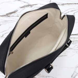 Replica Gucci Briefcase GG Leather Black - best-selling designer handbag dupe