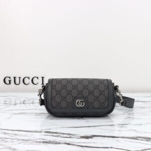 Replica Gucci Ophidia Super Mini Black - premium-grade designer purse dupe