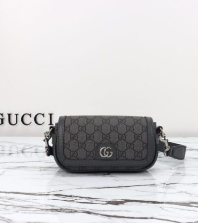 Replica Gucci Ophidia Super Mini Black - premium-grade designer purse dupe