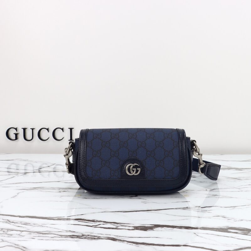 Replica Gucci Ophidia Super Mini Blue - realistic designer-inspired fake bag