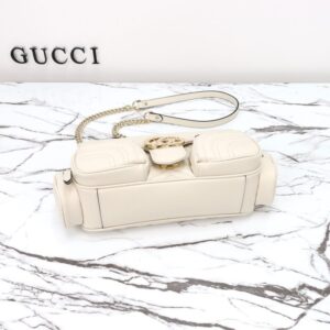 Replica Gucci Marmont 2.0 GG Shoulder Bag White - premium-grade designer purse dupe