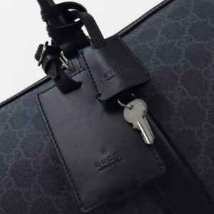 Replica Gucci GG Duffle Bag Black - near-authentic luxury replica handbag